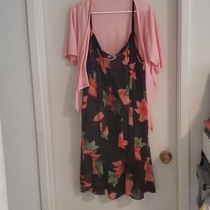 Dress with over shirt